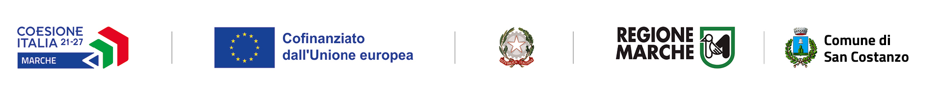 San Costanzo - i luoghi digitali dell'altrove - Questo intervento è stato realizzato con il contributo dell’Unione europea Bando POR FESR Marche 2021-2027 - Asse 1 - Azione 1.2.2 - Int. 1.2.2.2 Bando per “Servizi digitali integrati”